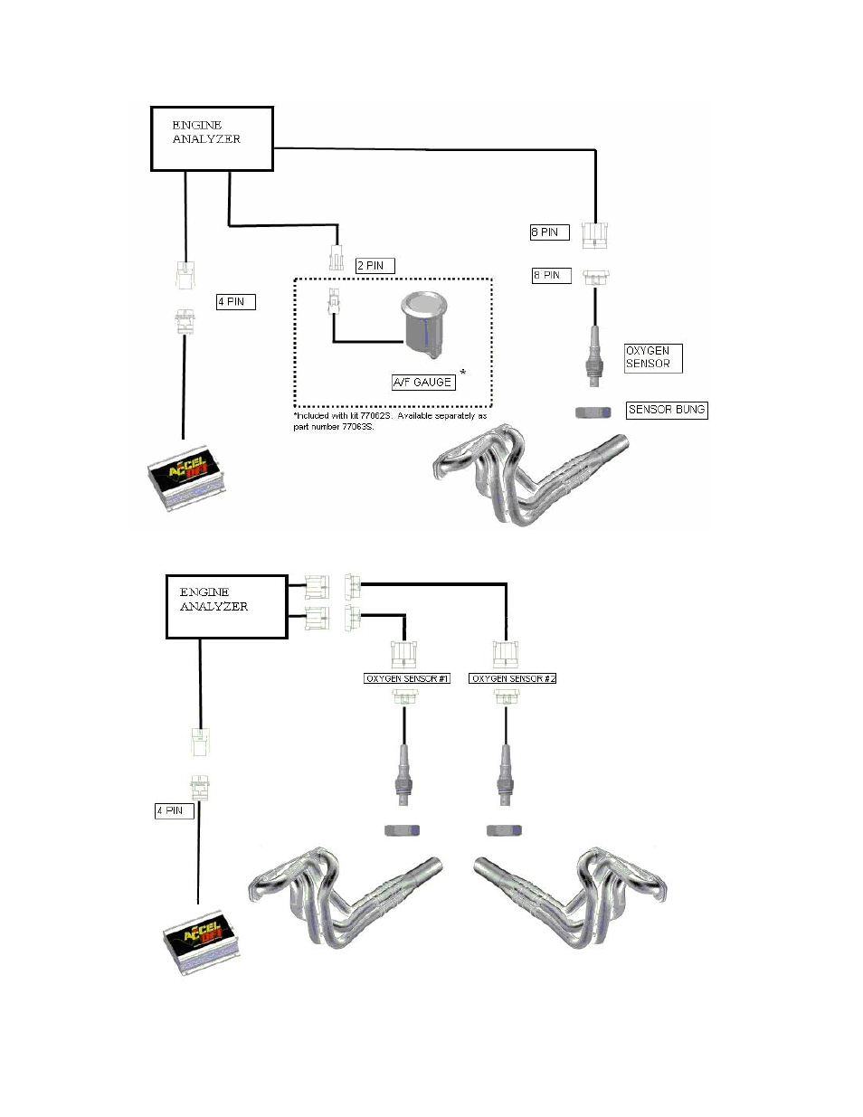 Mallory Ignition ACCEL Engine Analyzer Series Wideband Oxygen Sensor 77062_77062n_77062s_77063 User Manual | Page 6 / 39