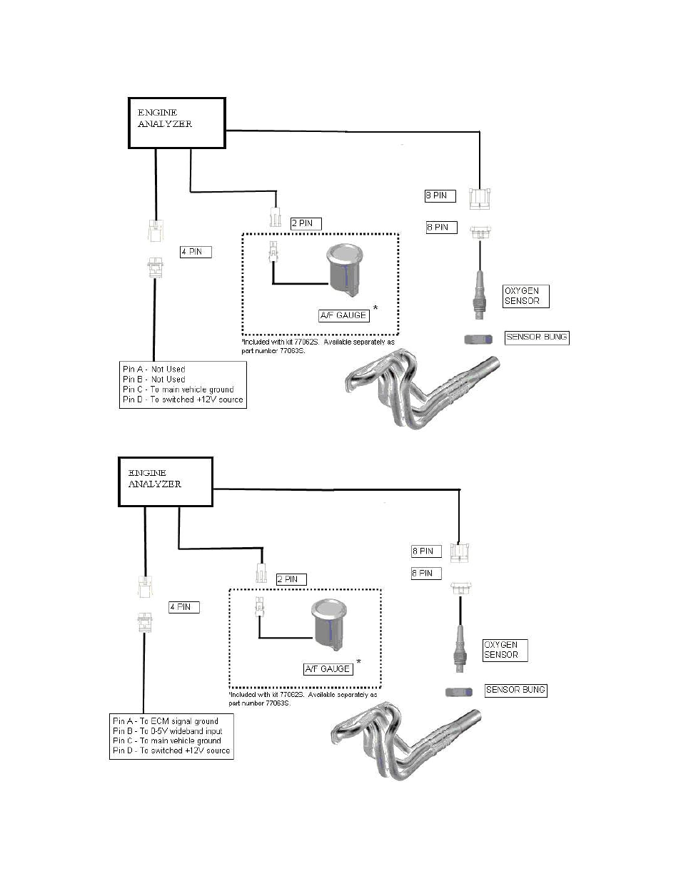 Mallory Ignition ACCEL Engine Analyzer Series Wideband Oxygen Sensor 77062_77062n_77062s_77063 User Manual | Page 7 / 39