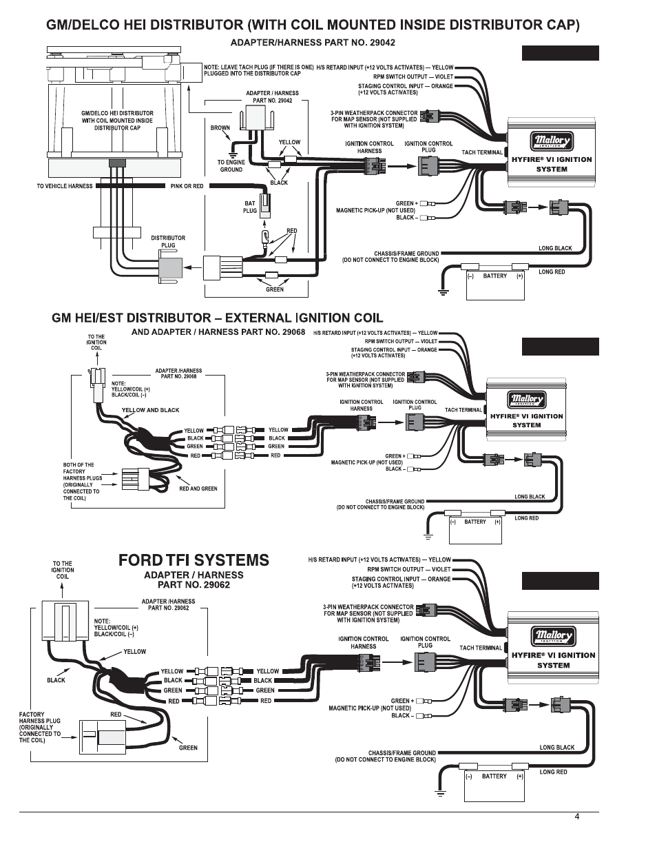 Figure 5, Figure 4, Figure 6 | Mallory Ignition Mallory HYFIRE VI Series Electronic Ignition Controls 685_6851 User Manual | Page 5 / 15