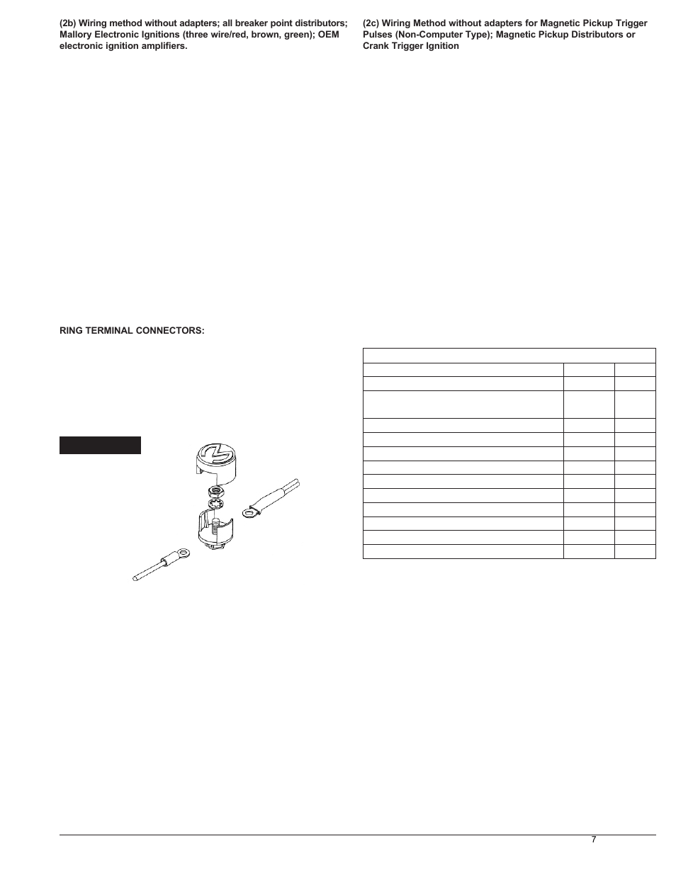Mallory Ignition Mallory HYFIRE VI Series Electronic Ignition Controls 685_6851 User Manual | Page 8 / 15