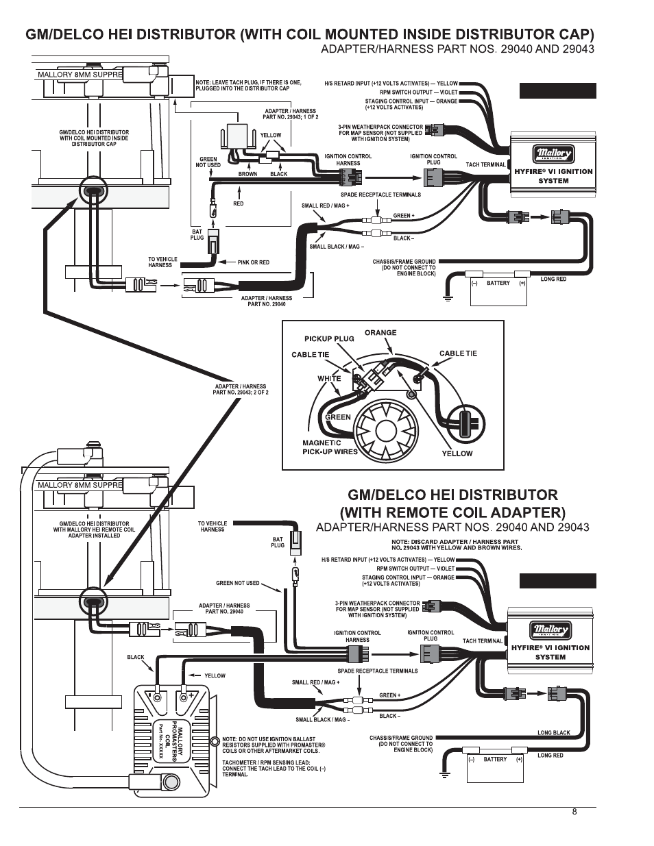 Figure 10 figure 11 | Mallory Ignition Mallory HYFIRE VI Series Electronic Ignition Controls 685_6851 User Manual | Page 9 / 15