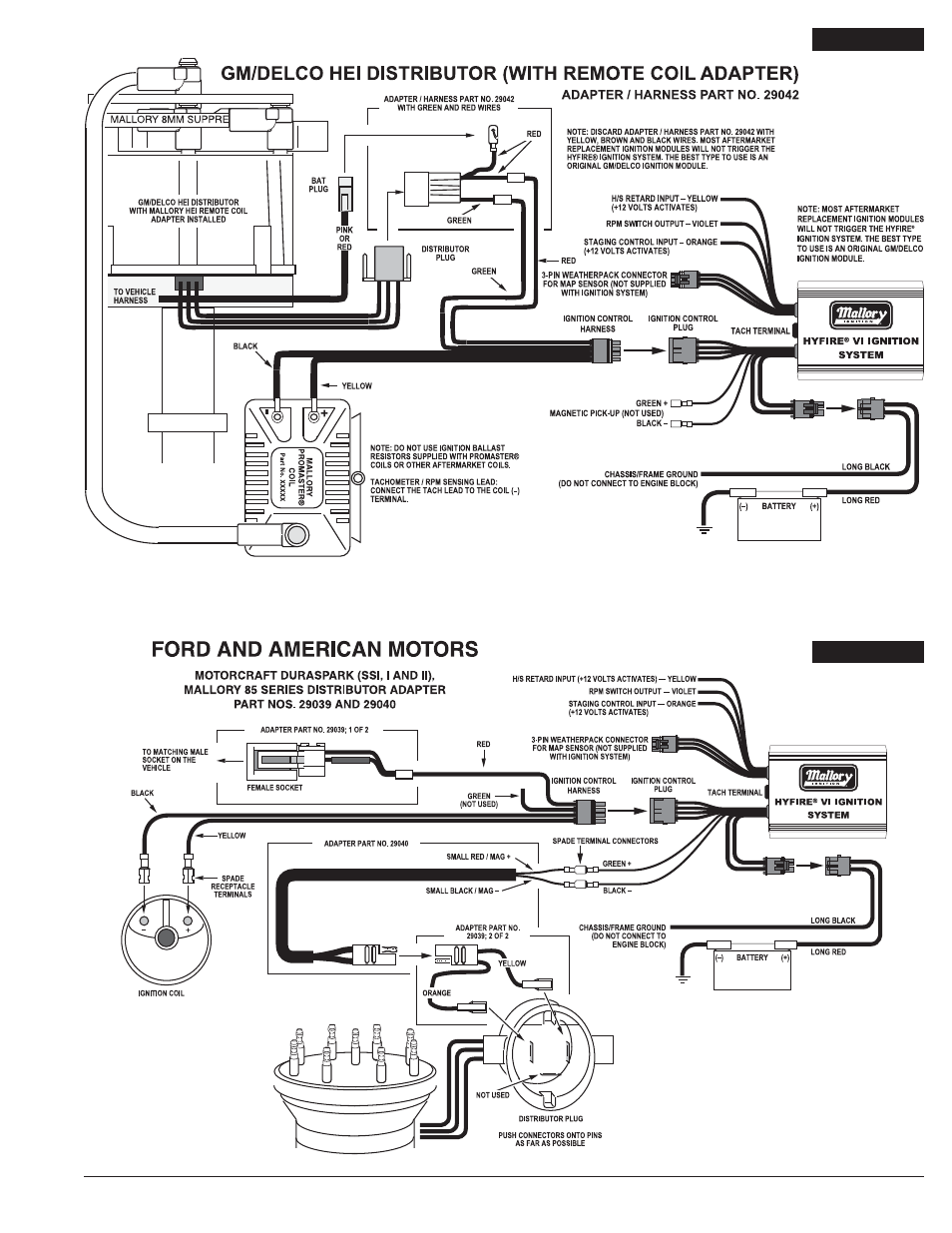 Figure 8, Figure 7 | Mallory Ignition Mallory HYFIRE VI SERIES OF ELECTRONIC IGNITION CONTROLS 685_6851 User Manual | Page 5 / 12