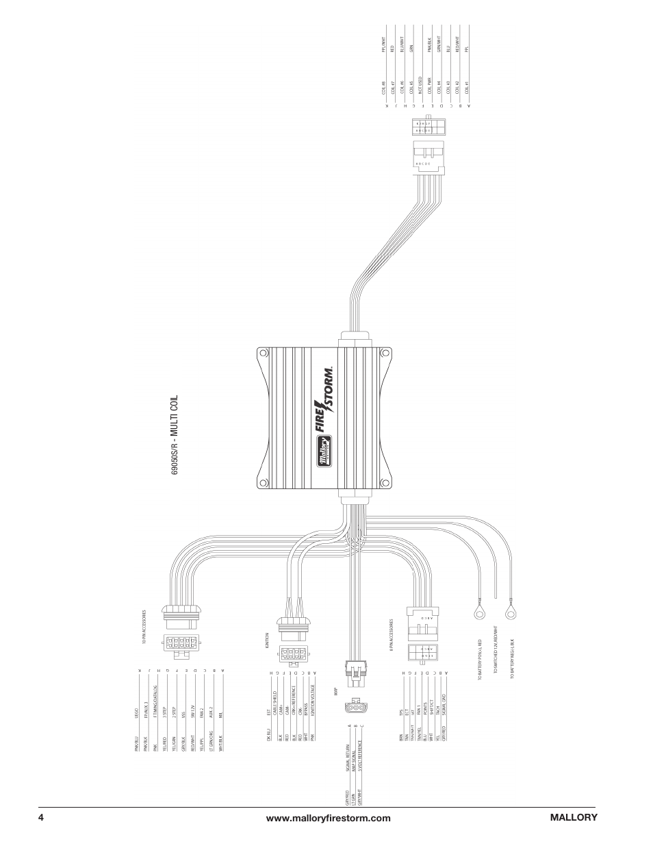 Mallory Ignition Mallory FIRESTORM CD MULTI COIL HARDWARE 69050S-69050R User Manual | Page 4 / 5