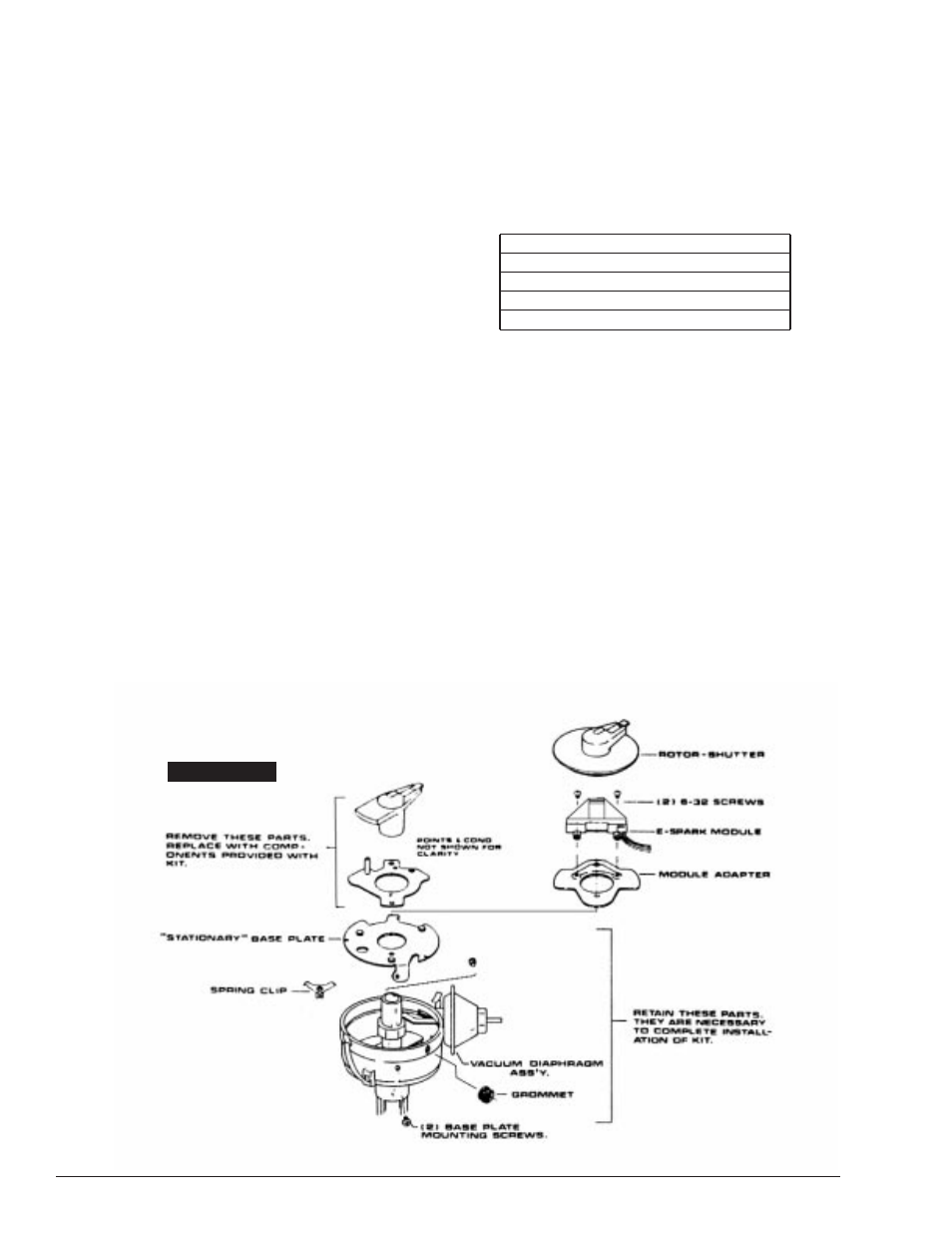 Mallory Ignition Mallory E-SPARK CONVERSION 61003M User Manual | Page 2 / 4