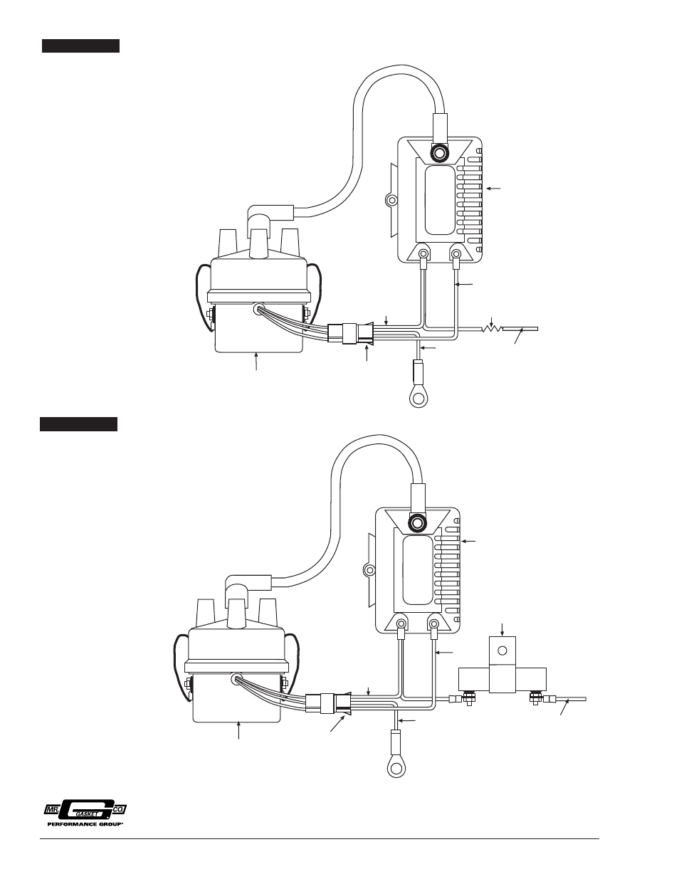 Figure 4 figure 5 | Mallory Ignition Mallory E-SPARK CONVERSION 61003M User Manual | Page 4 / 4