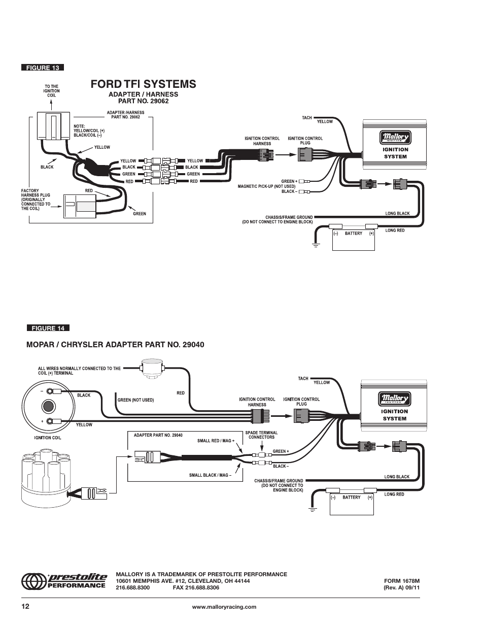 Mallory Ignition Mallory OFF-ROAD ELECTRONIC IGNITION CONTROL 6867M User Manual | Page 12 / 12