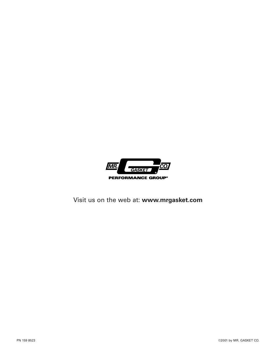 Mr. Gasket 7668 Floor Shifter Conversion: 3-4 Speed Auto User Manual | Page 8 / 8