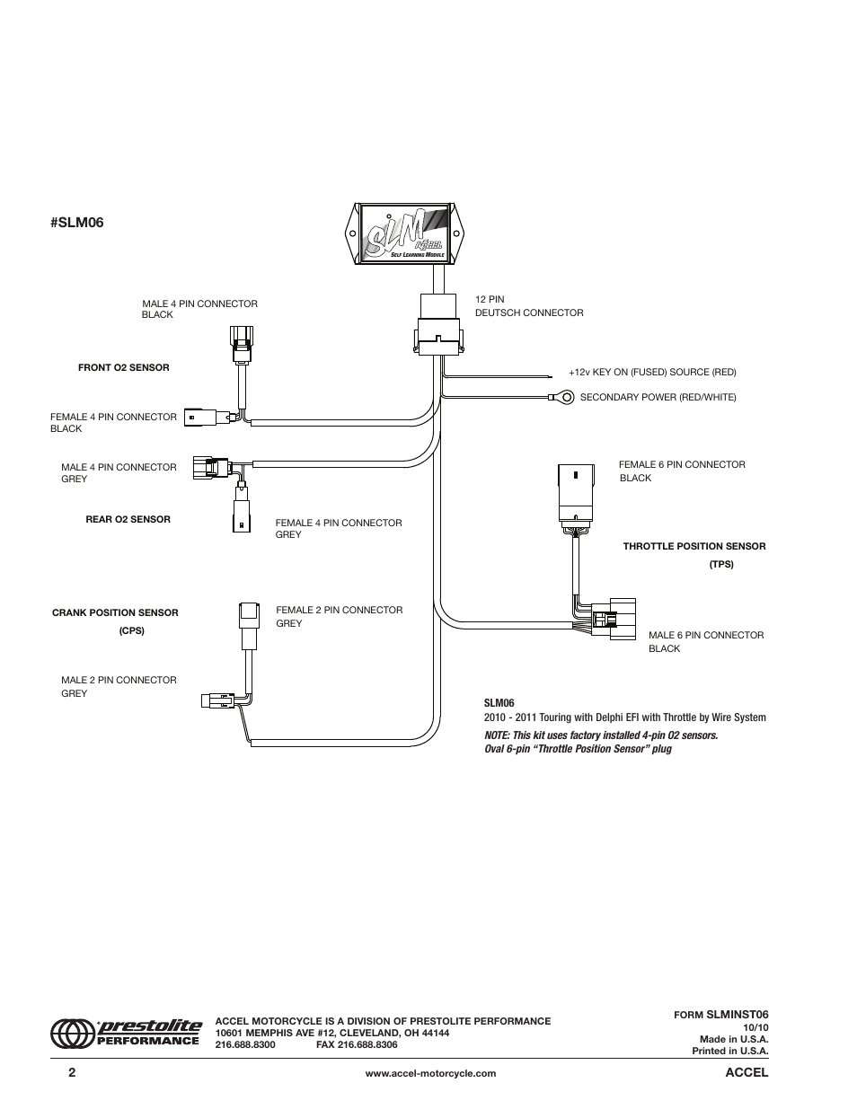 Slm06, Accel | Mallory Ignition ACCEL SELF LEARNING MODULE SLMхх User Manual | Page 2 / 2