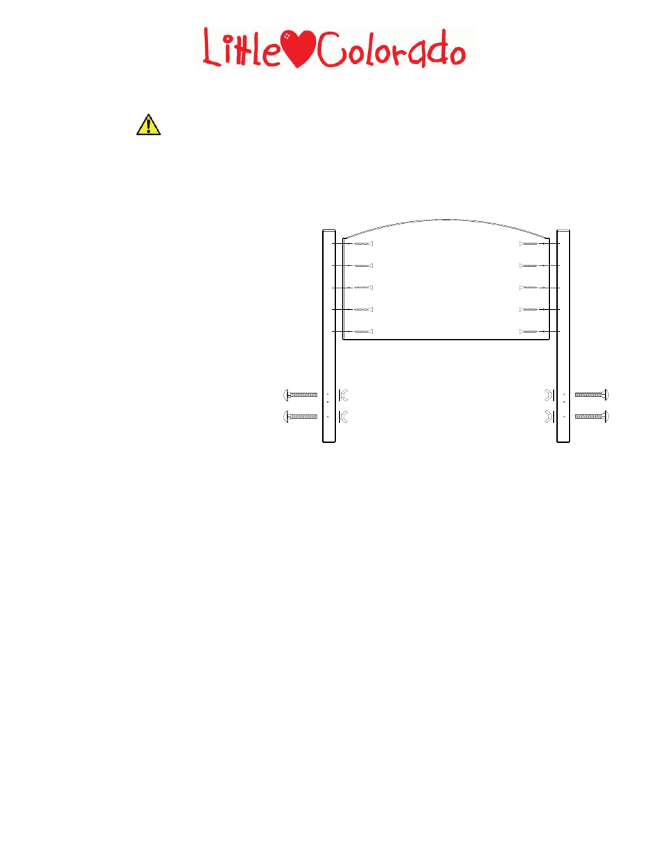 Little Colorado Twin Traditional Headboard 89 User Manual | 1 page