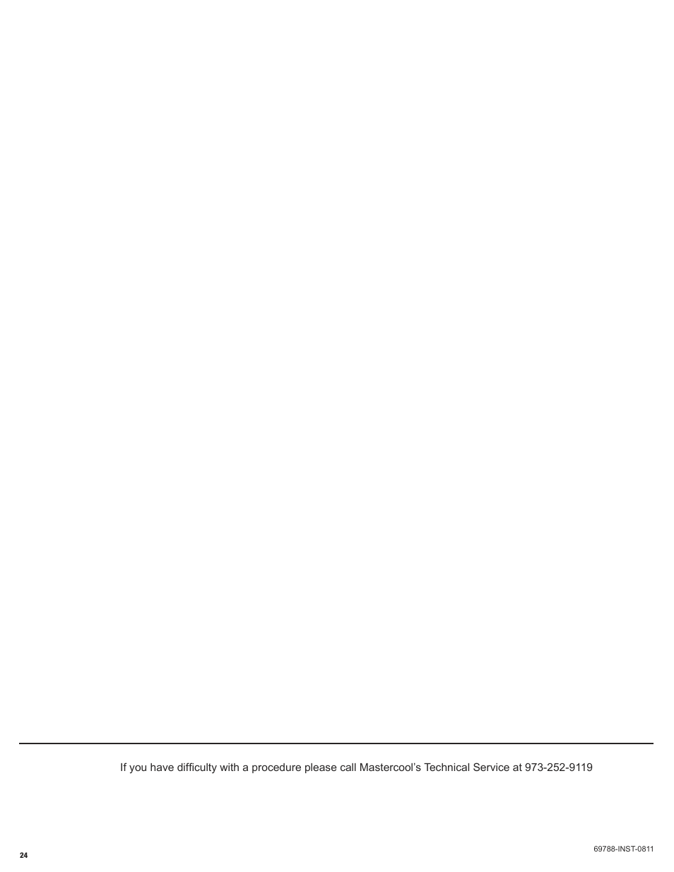 Mastercool 69788 RECOVERY_RECYCLE_RECHARGE User Manual | Page 24 / 24