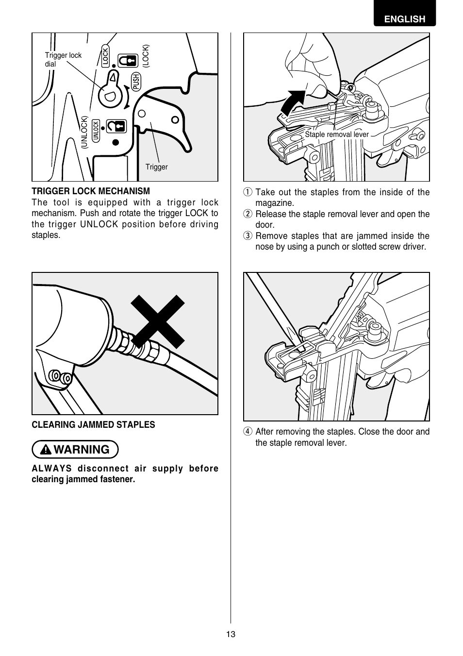 Warning | MAX TA551A/16-11 User Manual | Page 13 / 15