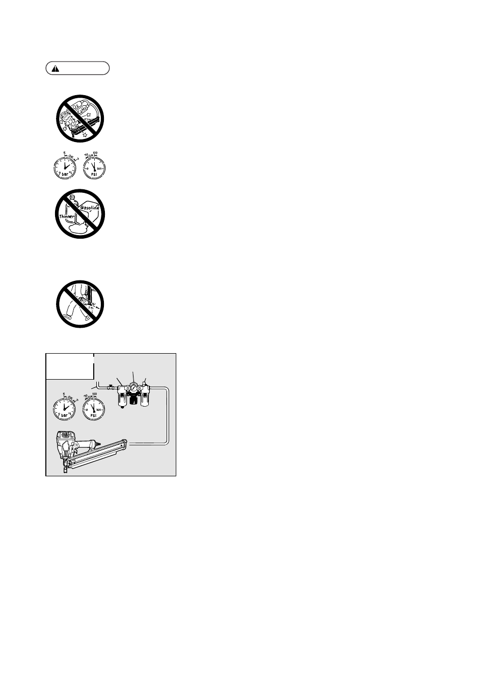 Air supply and connections | MAX SN883RH User Manual | Page 9 / 16