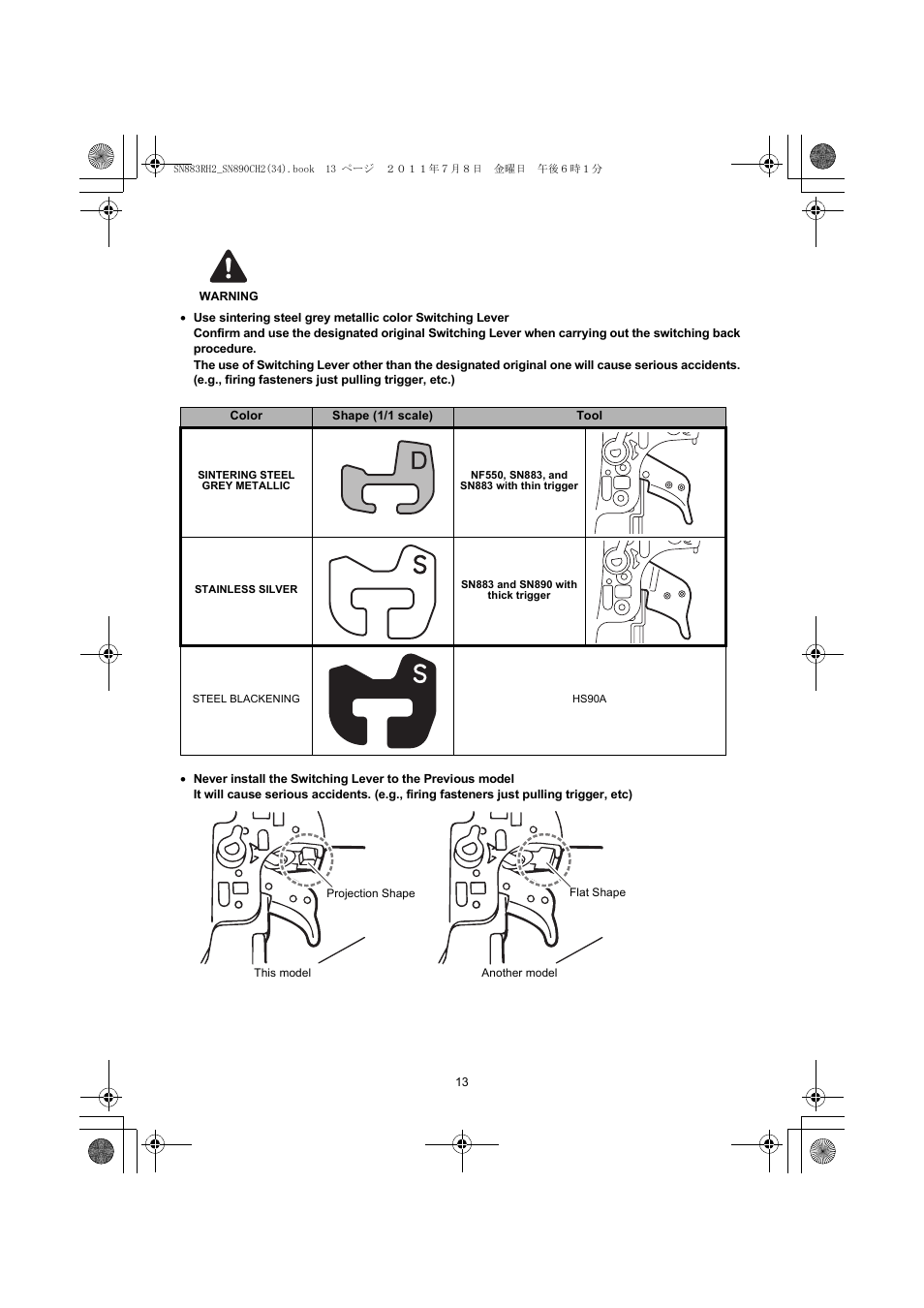 Warning | MAX SN883RH2 User Manual | Page 13 / 60