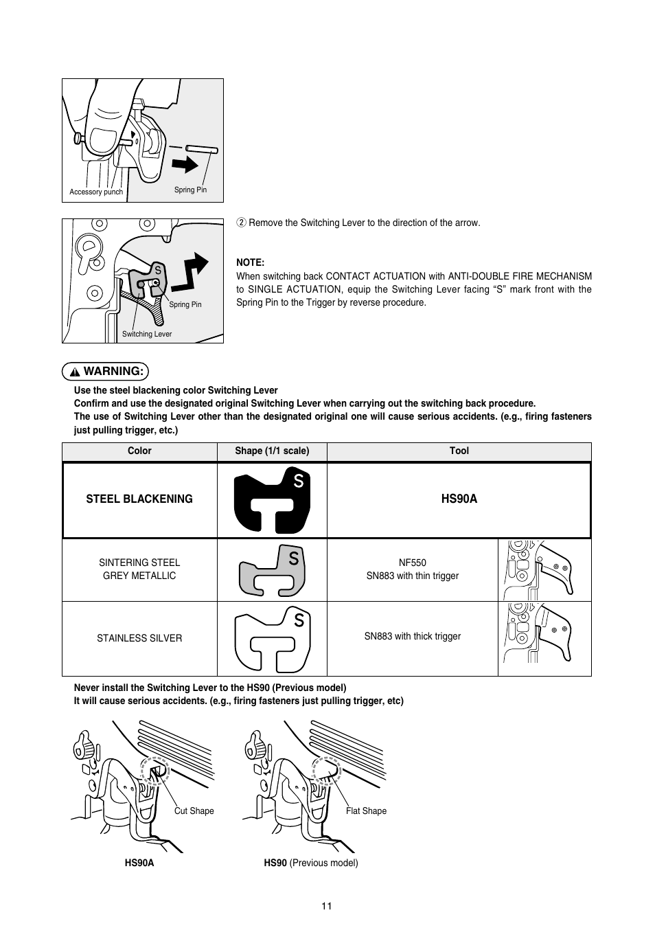 Hs90a | MAX HS90A User Manual | Page 11 / 16