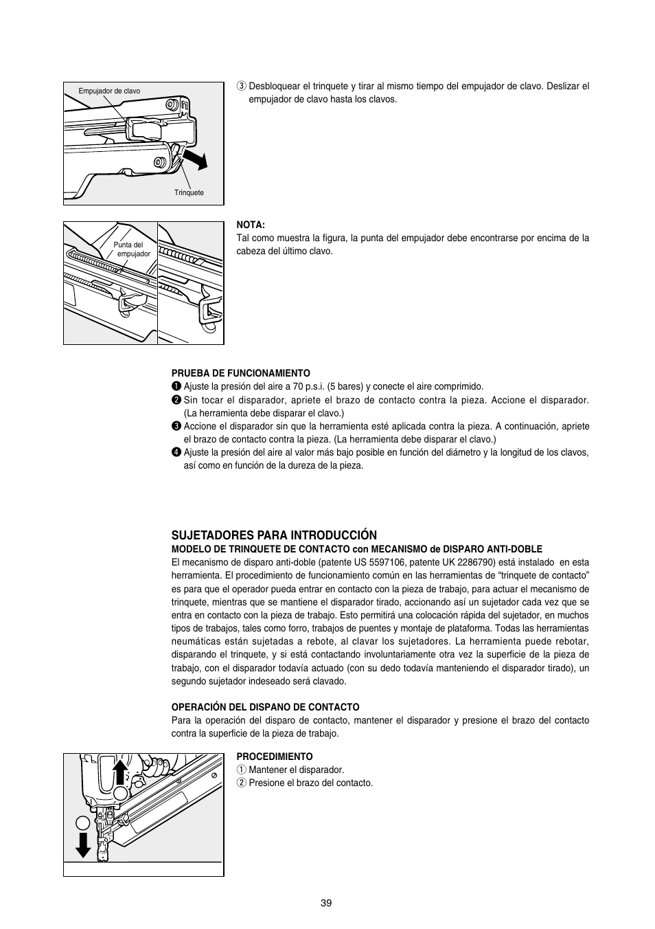 Sujetadores para introducción | MAX SN890RH-R User Manual | Page 39 / 44