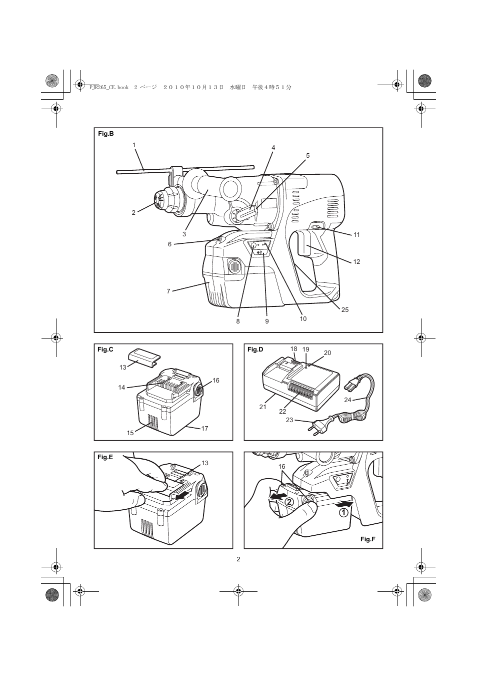 MAX PJR265(CE) User Manual | Page 2 / 24