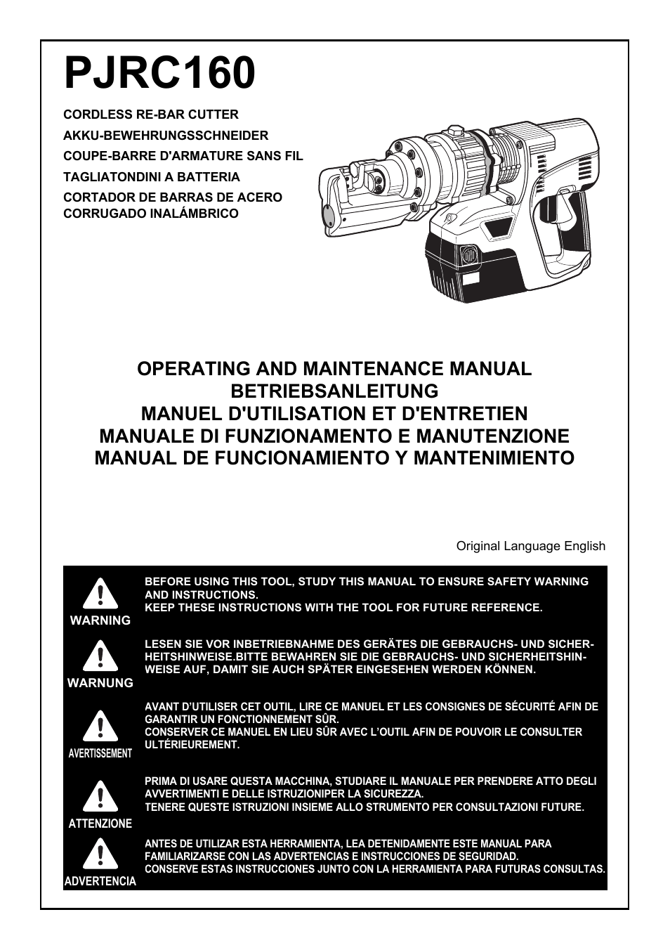 MAX PJRC160 User Manual | 16 pages