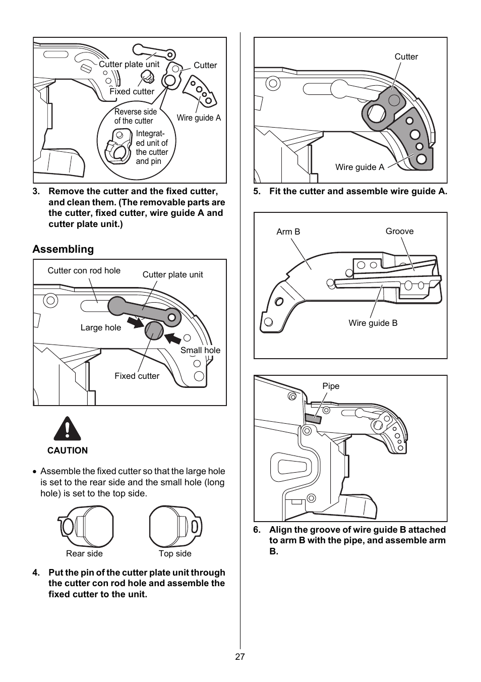 Assembling | MAX RB397(CE) User Manual | Page 26 / 33