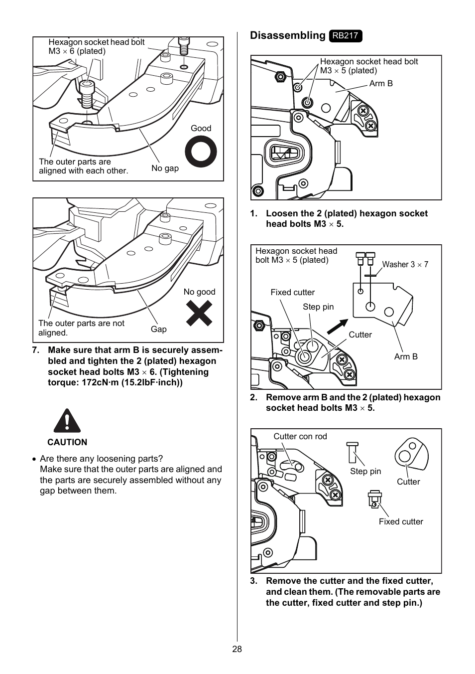 Disassembling | MAX RB397(CE) User Manual | Page 27 / 33