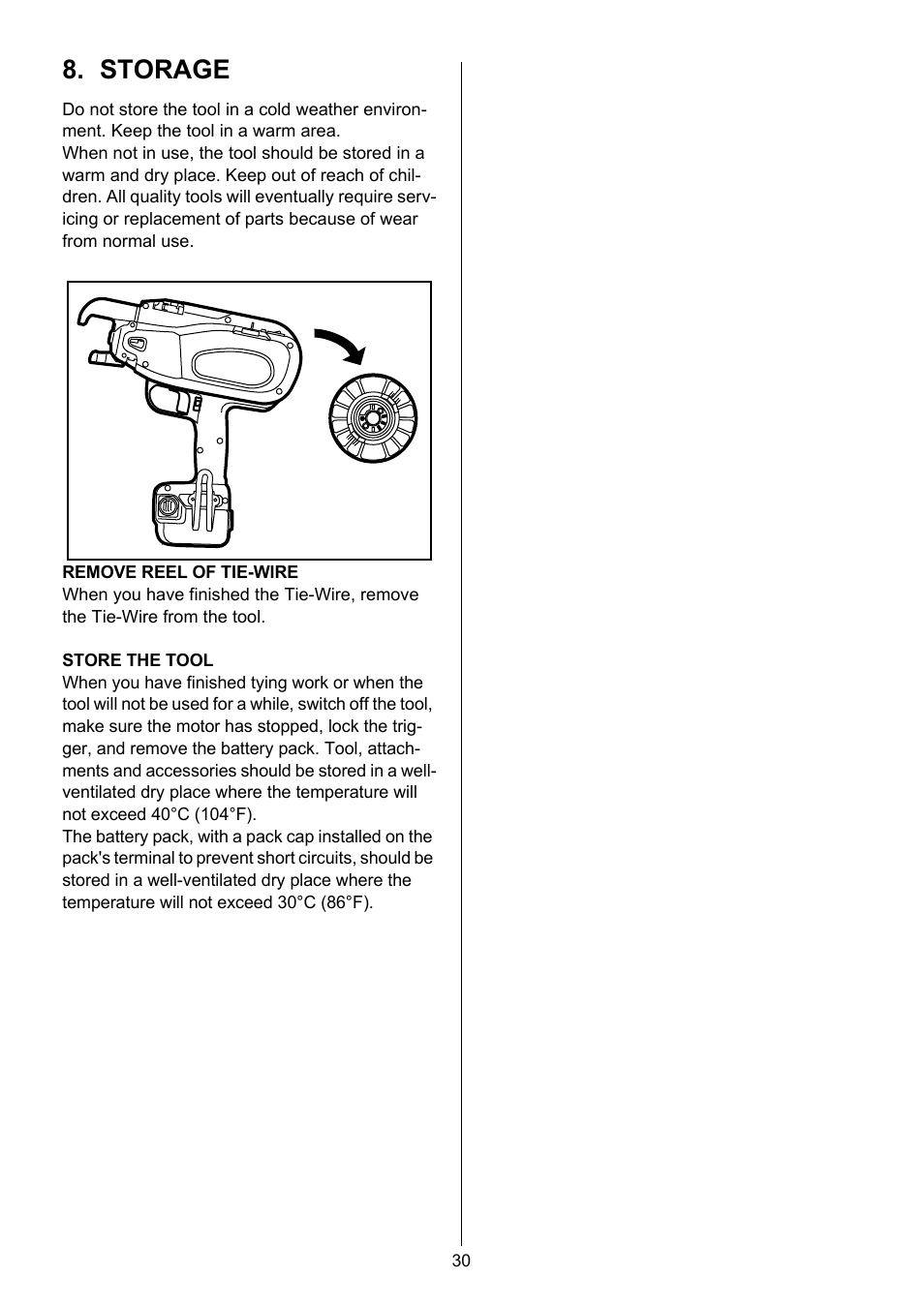 Storage | MAX RB397(CE) User Manual | Page 29 / 33