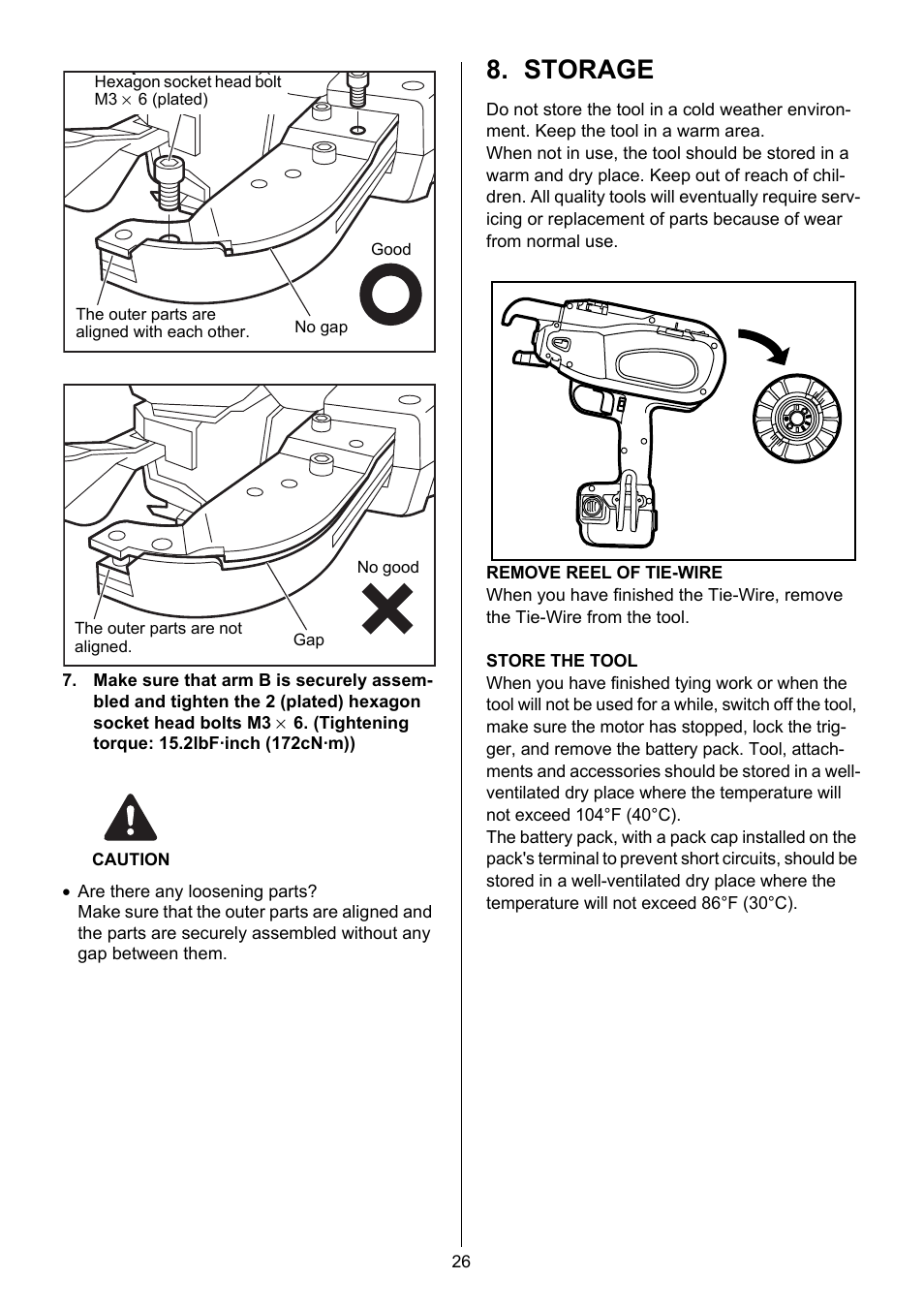 Storage | MAX RB397(USA) User Manual | Page 25 / 27