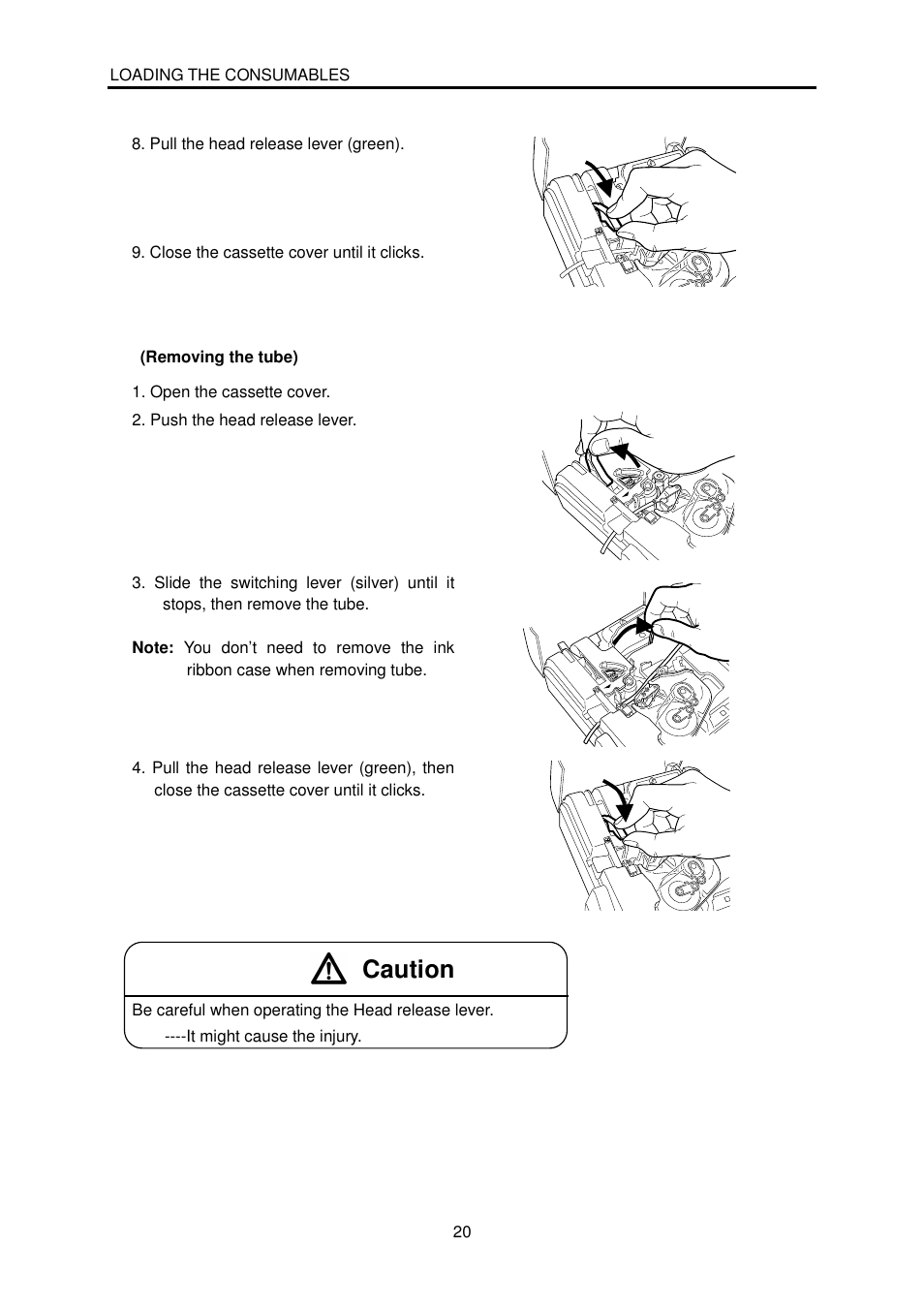 Caution | MAX LM-380A User Manual | Page 20 / 64