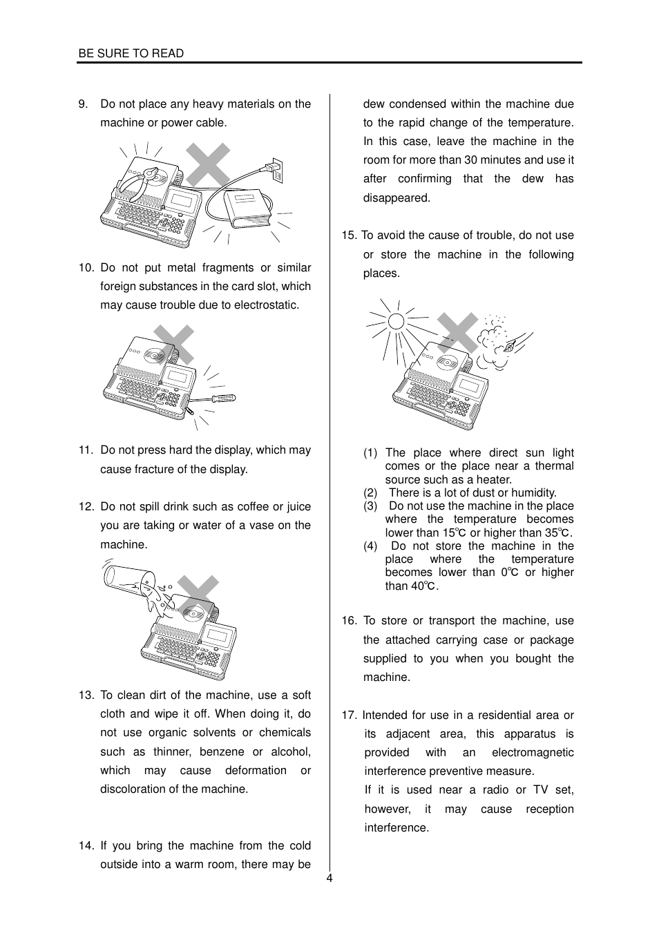 MAX LM-380A User Manual | Page 4 / 64