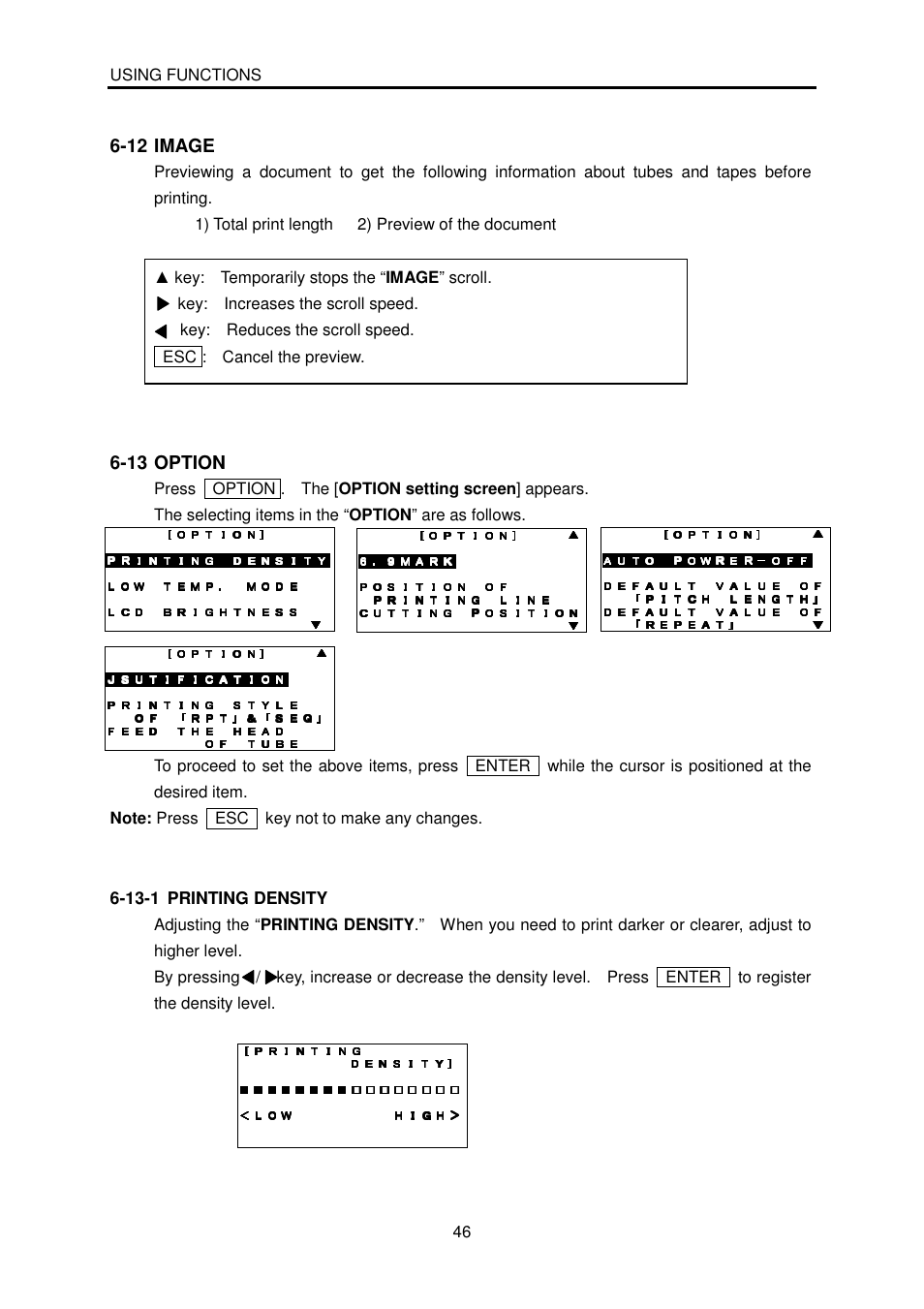 12 image, 13 option | MAX LM-380A User Manual | Page 46 / 64