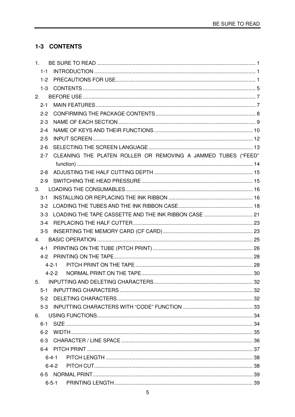 MAX LM-380A User Manual | Page 5 / 64