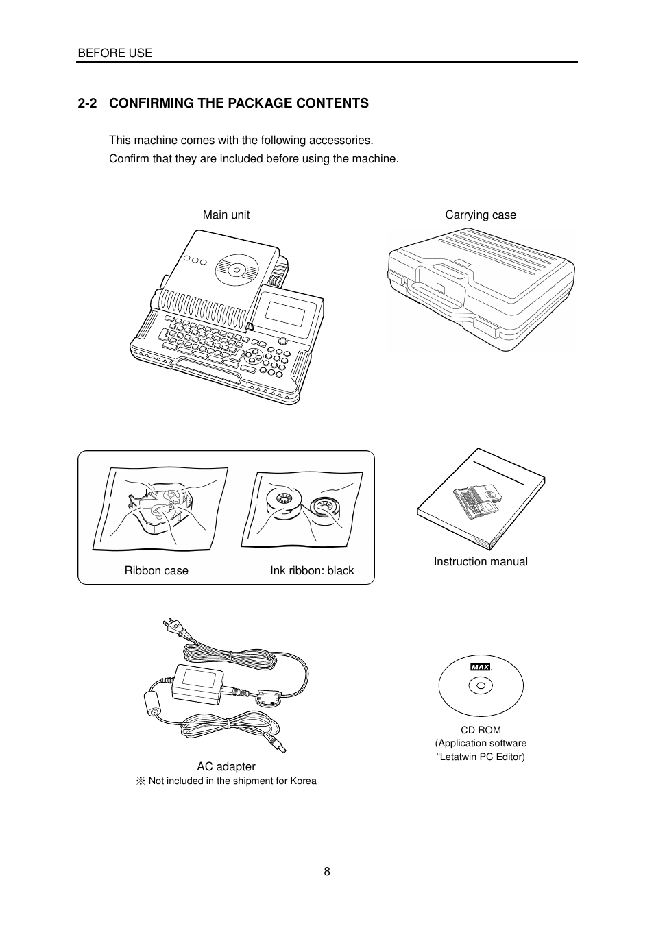 MAX LM-380A User Manual | Page 8 / 64