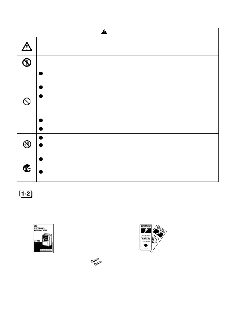 Accessories | MAX ER-1500 USA User Manual | Page 4 / 26