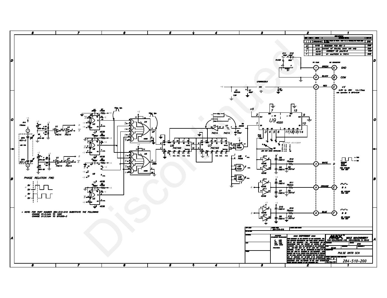Max Machinery 284-512 SERIES TRANSMITTERS User Manual | Page 13 / 14