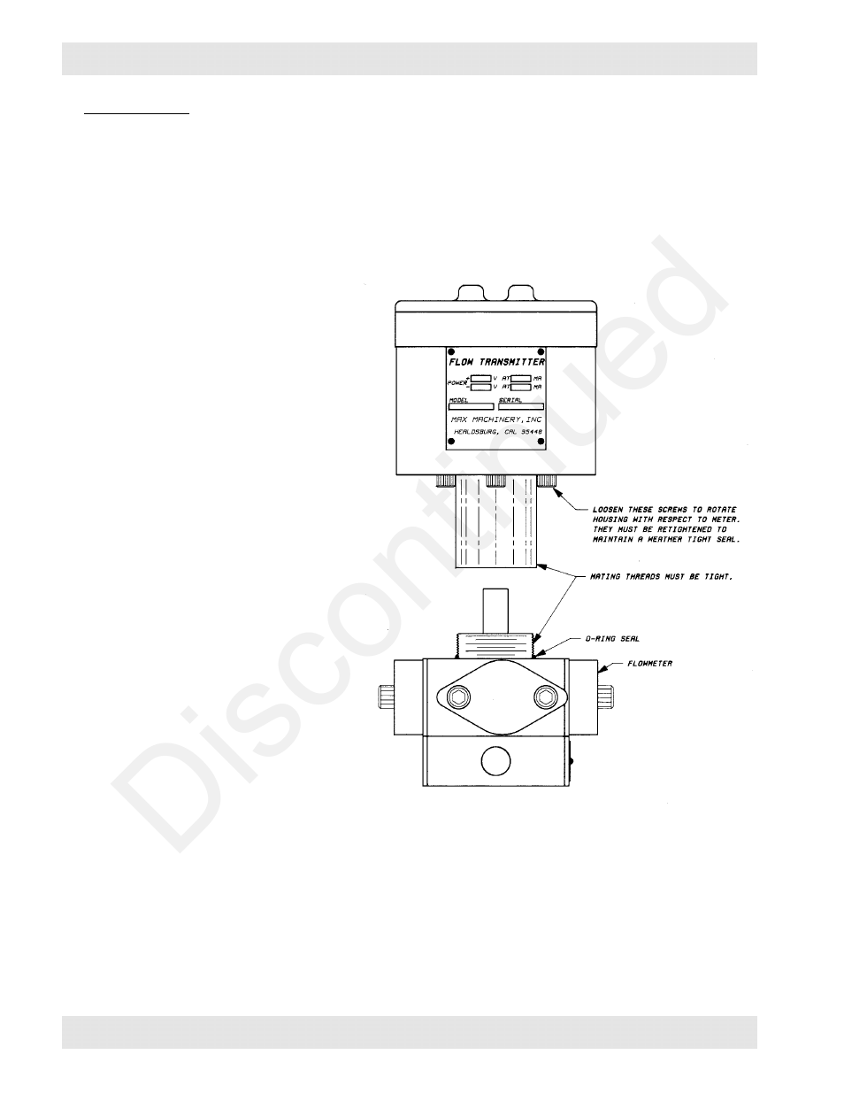 Discontinued | Max Machinery 284-512 SERIES TRANSMITTERS User Manual | Page 4 / 14