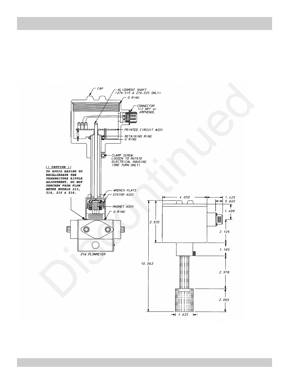 Discontinued | Max Machinery 276-5XX SERIES 4-20MA TRANSMITTERS User Manual | Page 4 / 12