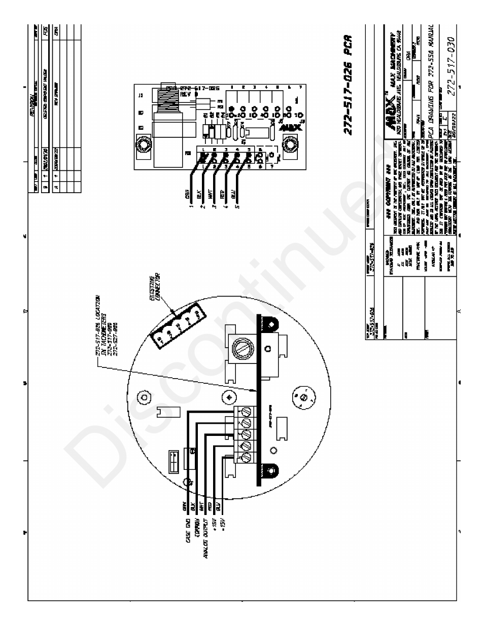 Max Machinery 272-5X8 BIDIRECTIONAL TRANSMITTER (210_240 SERIES FLOW METERS) User Manual | Page 16 / 18