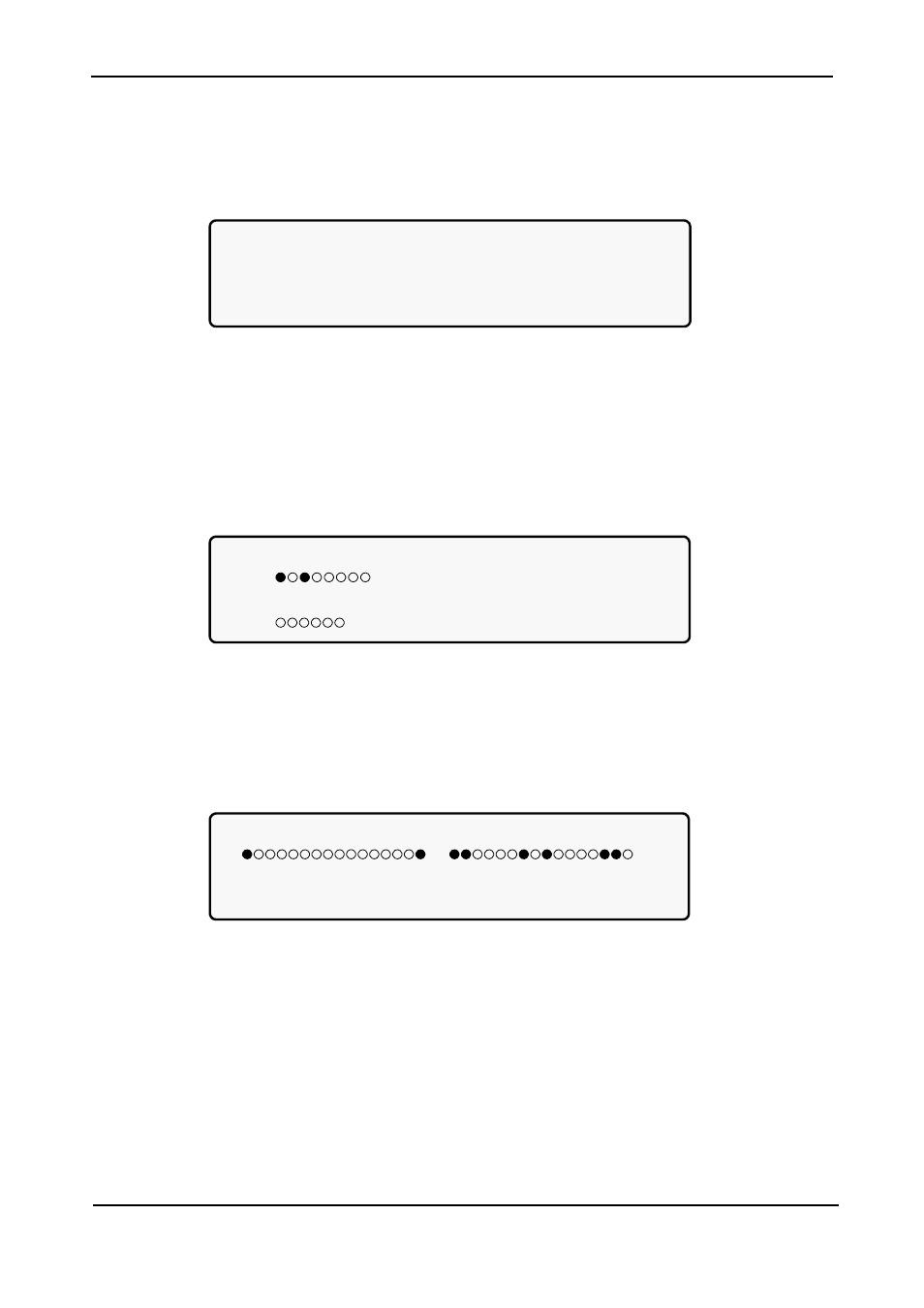 5 network parameters, 6 dry input and output relay contact status, 7 alarms status | Network parameters, Dry input and output relay contact status, Alarms status, Igure, Etwork parameters, Ry input and output relay contact status, Larms status | MaxPower Corp Gamatronic Power+ RM100 User Manual | Page 150 / 183