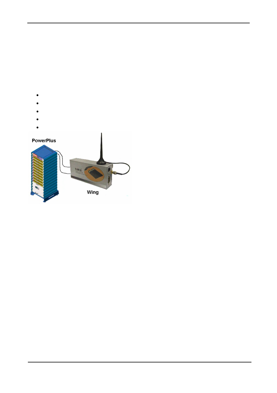 Wing: wireless control (option), 1 installing the wing, Ireless | Ontrol, Option, Installing the wing, Igure, Ing unit connected to the, Ower | MaxPower Corp Gamatronic Power+ RM100 User Manual | Page 172 / 183