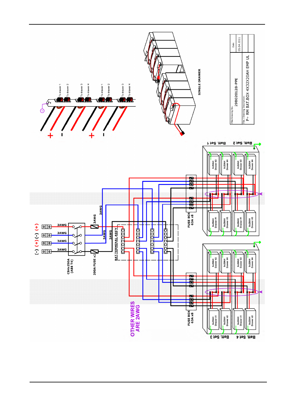 Igure, Attery cabinet wiring | MaxPower Corp Gamatronic Power+ RM100 User Manual | Page 24 / 183