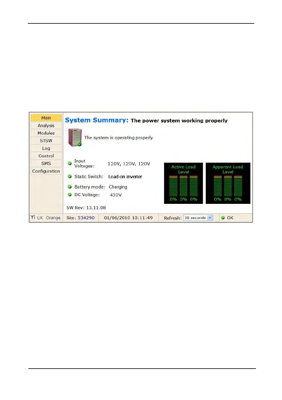 5 test wing option, Test wing option, Igure | Creen of built, In web server | MaxPower Corp Gamatronic Power+ RM100 User Manual | Page 71 / 183