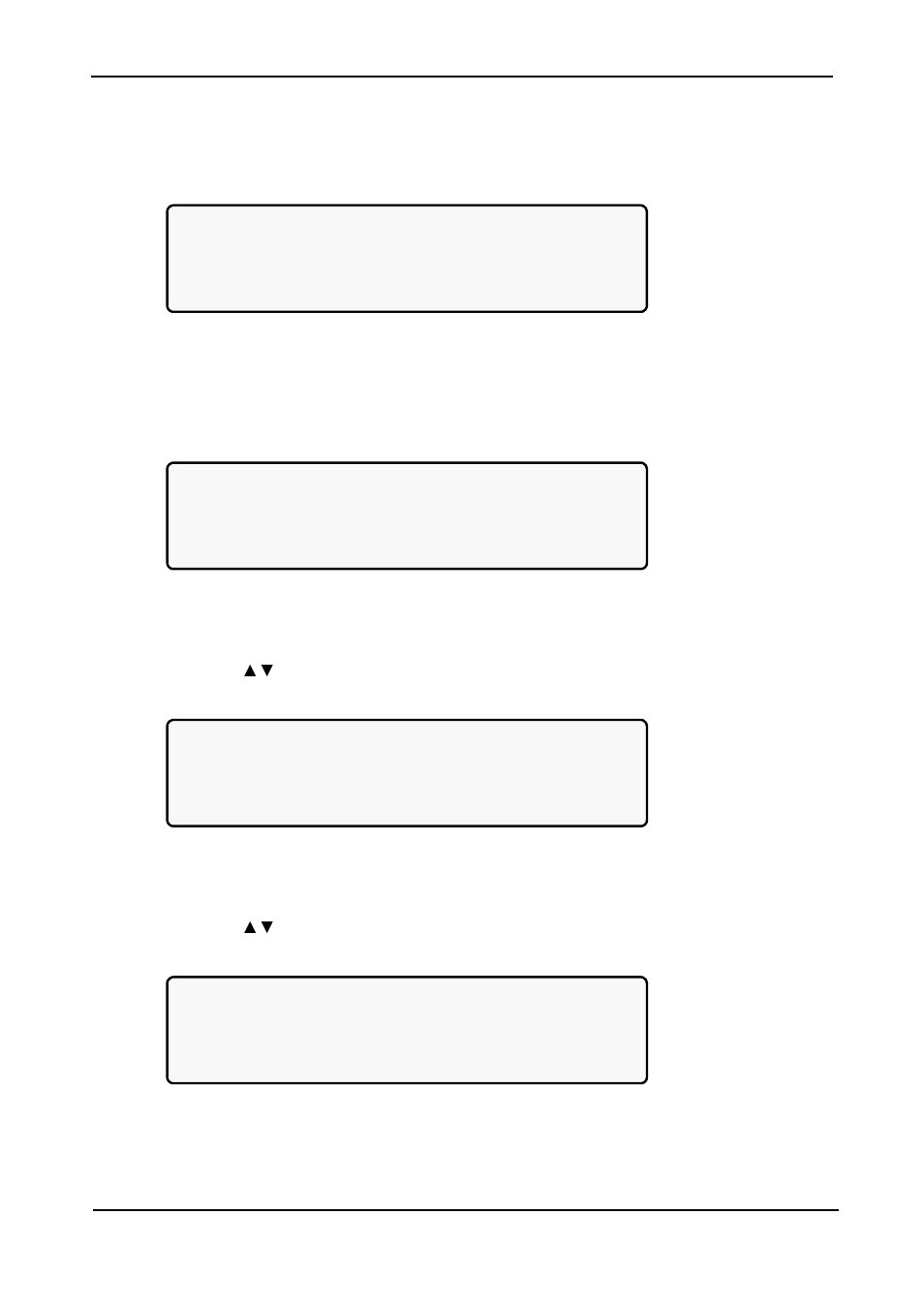 5 output adjustment, Output adjustment, Figure 164: module config. setup menu | Figure 165: select a phase to adjust, Figure 166: select a module to adjust, Figure 167: select a value to adjust | MaxPower Corp Gamatronic Power+ M50-RM User Manual | Page 119 / 192