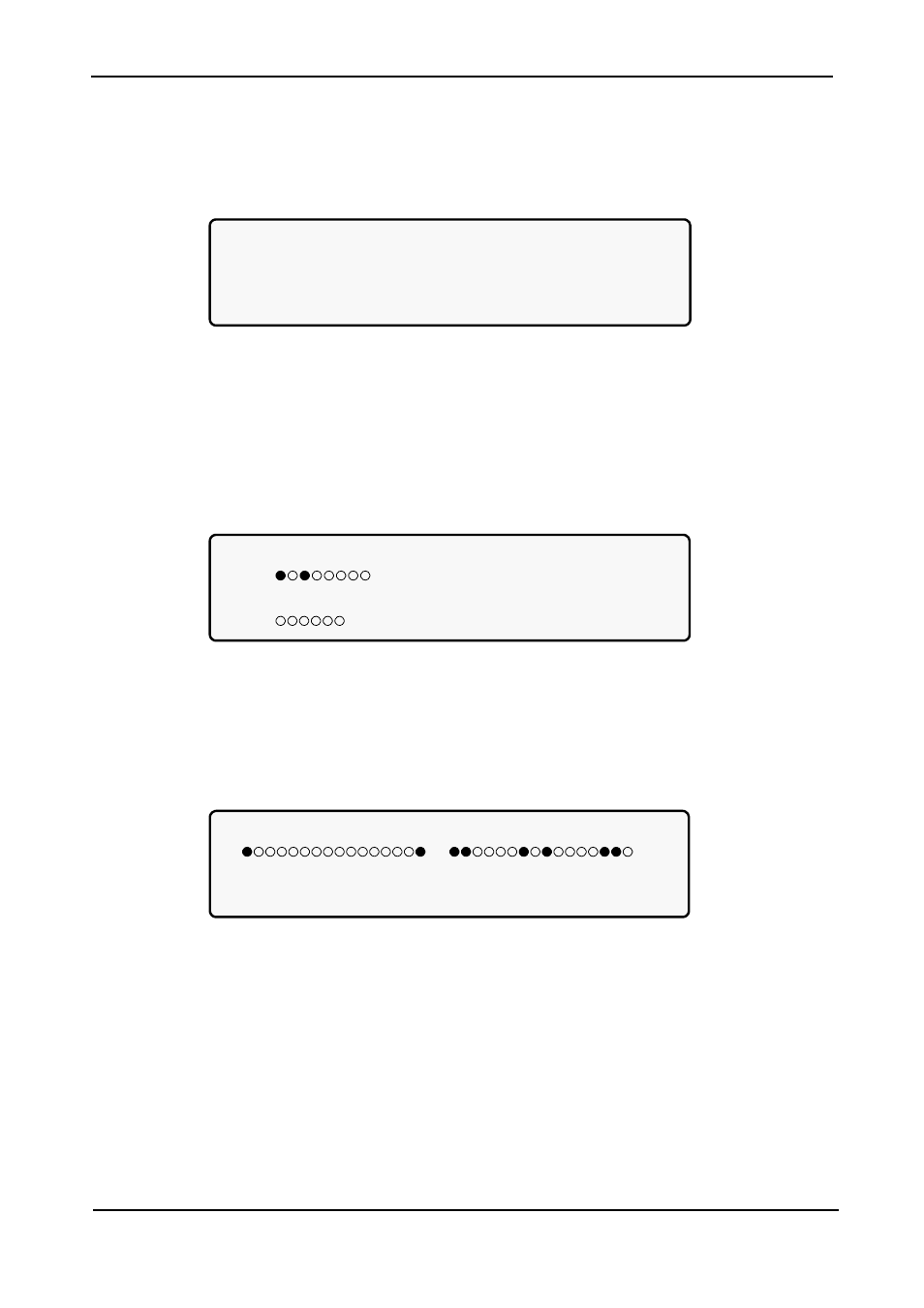 5 network parameters, 6 dry input and output relay contact status, 7 alarms status | Network parameters, Dry input and output relay contact status, Alarms status, Figure 294: network parameters, Figure 296: alarms status | MaxPower Corp Gamatronic Power+ M50-RM User Manual | Page 159 / 192