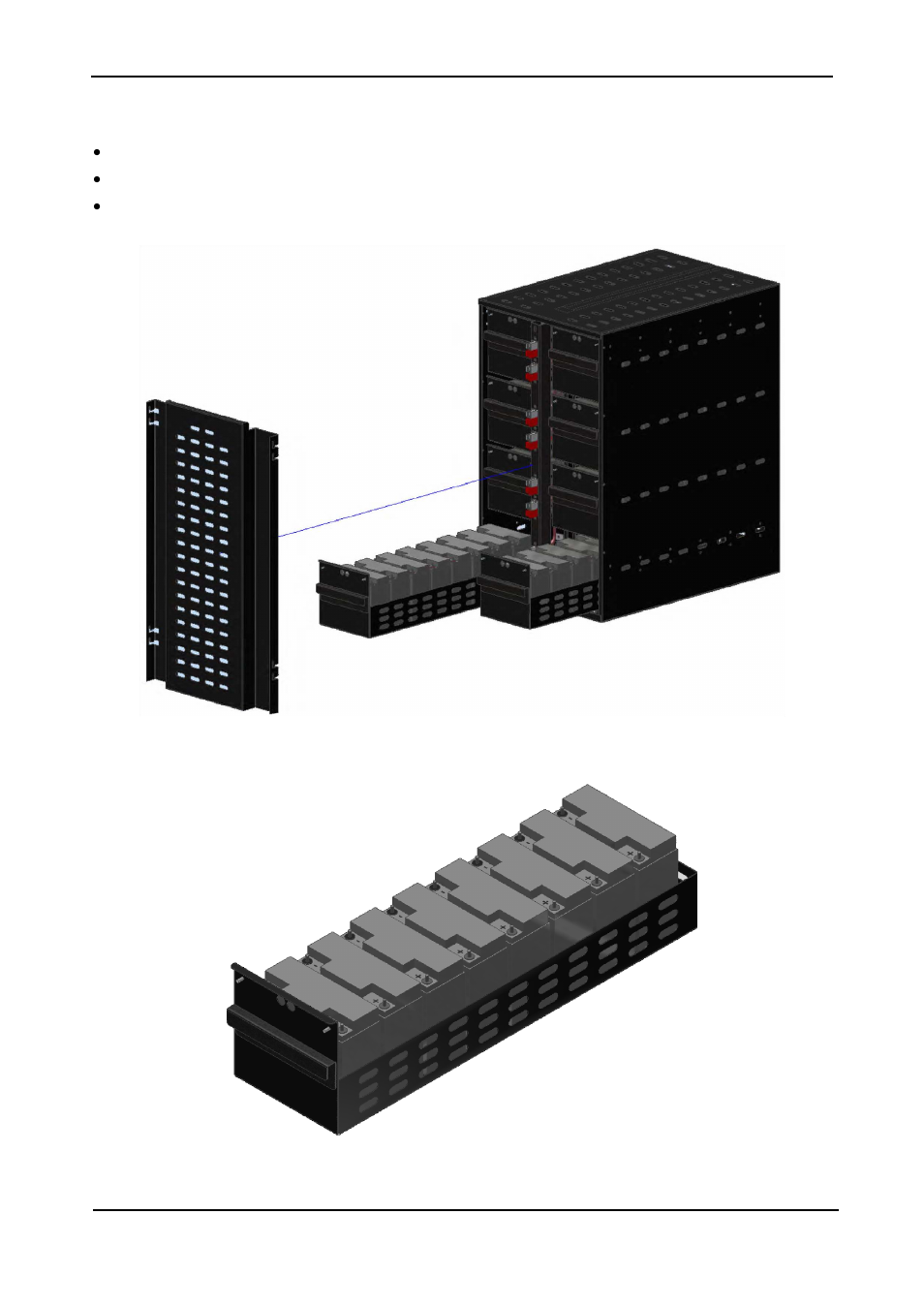 1 built-in battery box, Built-in battery box, Figure 5: one battery box | Figure 6: one battery drawer | MaxPower Corp Gamatronic Power+ M50-RM User Manual | Page 26 / 192