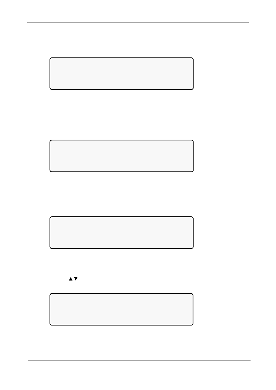 1 changing the power+ output voltage, Changing the power+ output voltage, Figure 44: main menu | Figure 45: level 1 password access, Figure 46: module config. setup menu, Figure 47: setting the module/s voltage | MaxPower Corp Gamatronic Power+ M50-RM User Manual | Page 67 / 192