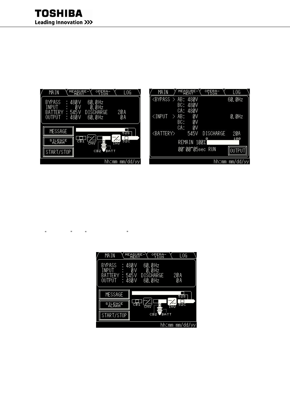 Input power failure, Fault indication | MaxPower Corp Toshiba G9000 Series User Manual | Page 36 / 76