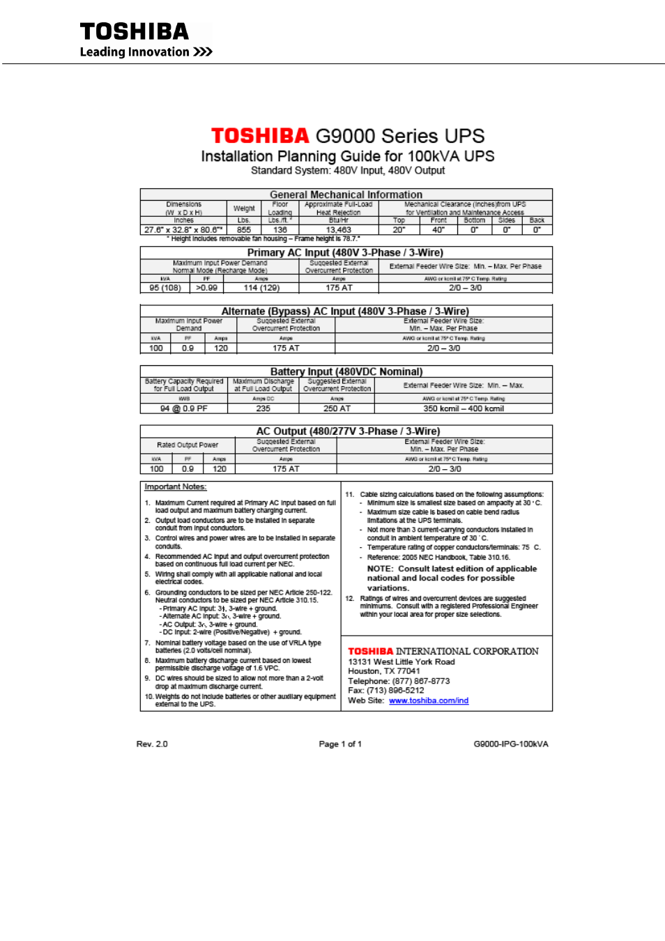 MaxPower Corp Toshiba G9000 Series User Manual | Page 72 / 76