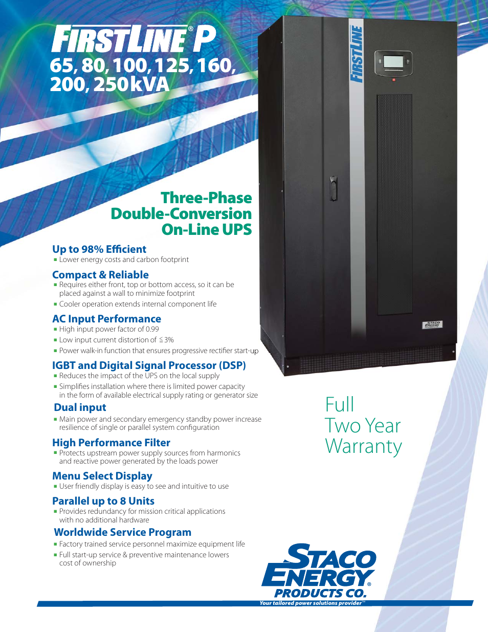 MaxPower Corp FirstLine P User Manual | 8 pages
