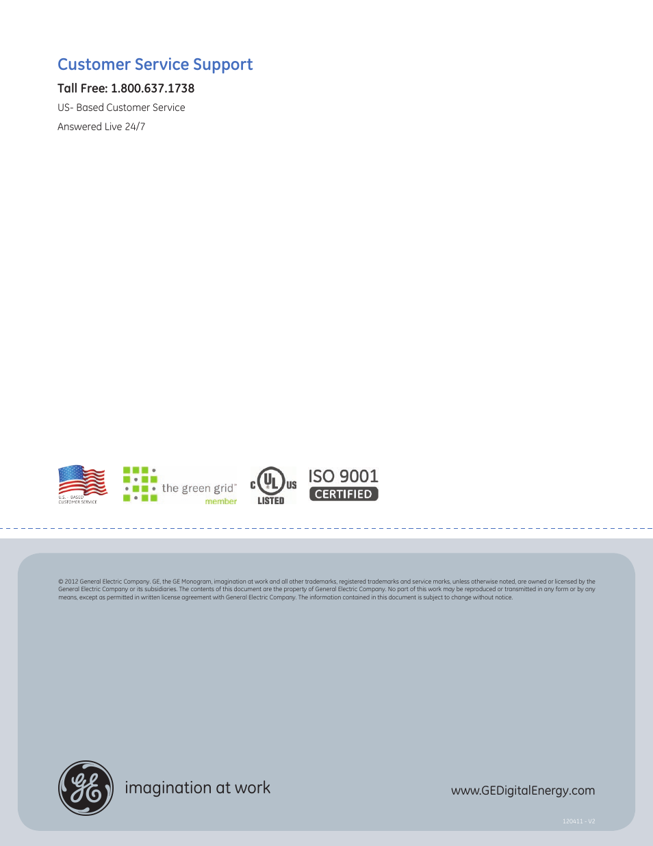 MaxPower Corp GE SG Series 225-750kVA User Manual | Page 16 / 16