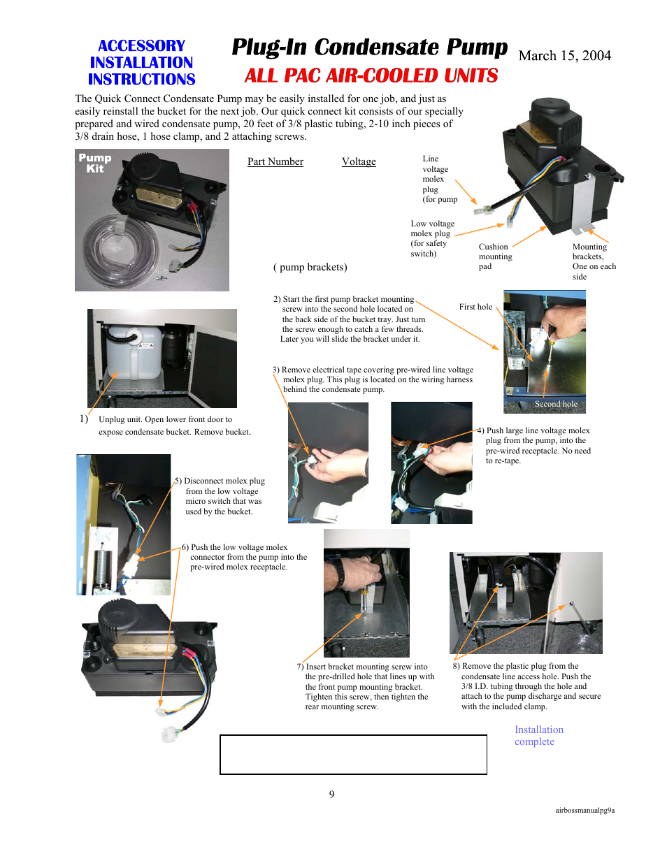 MaxPower Corp OceanAire Portable User Manual | Page 11 / 31