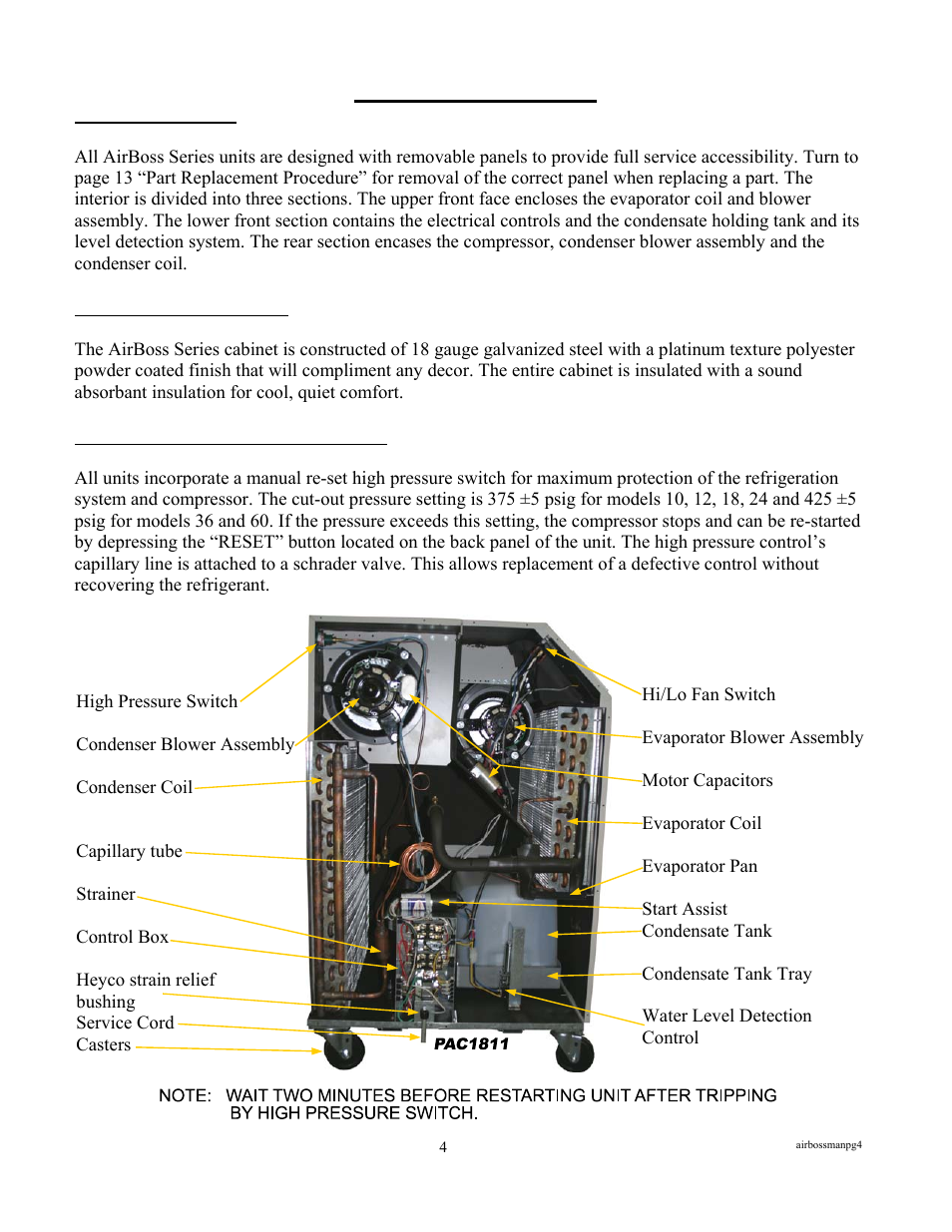 Standard features | MaxPower Corp OceanAire Portable User Manual | Page 6 / 31