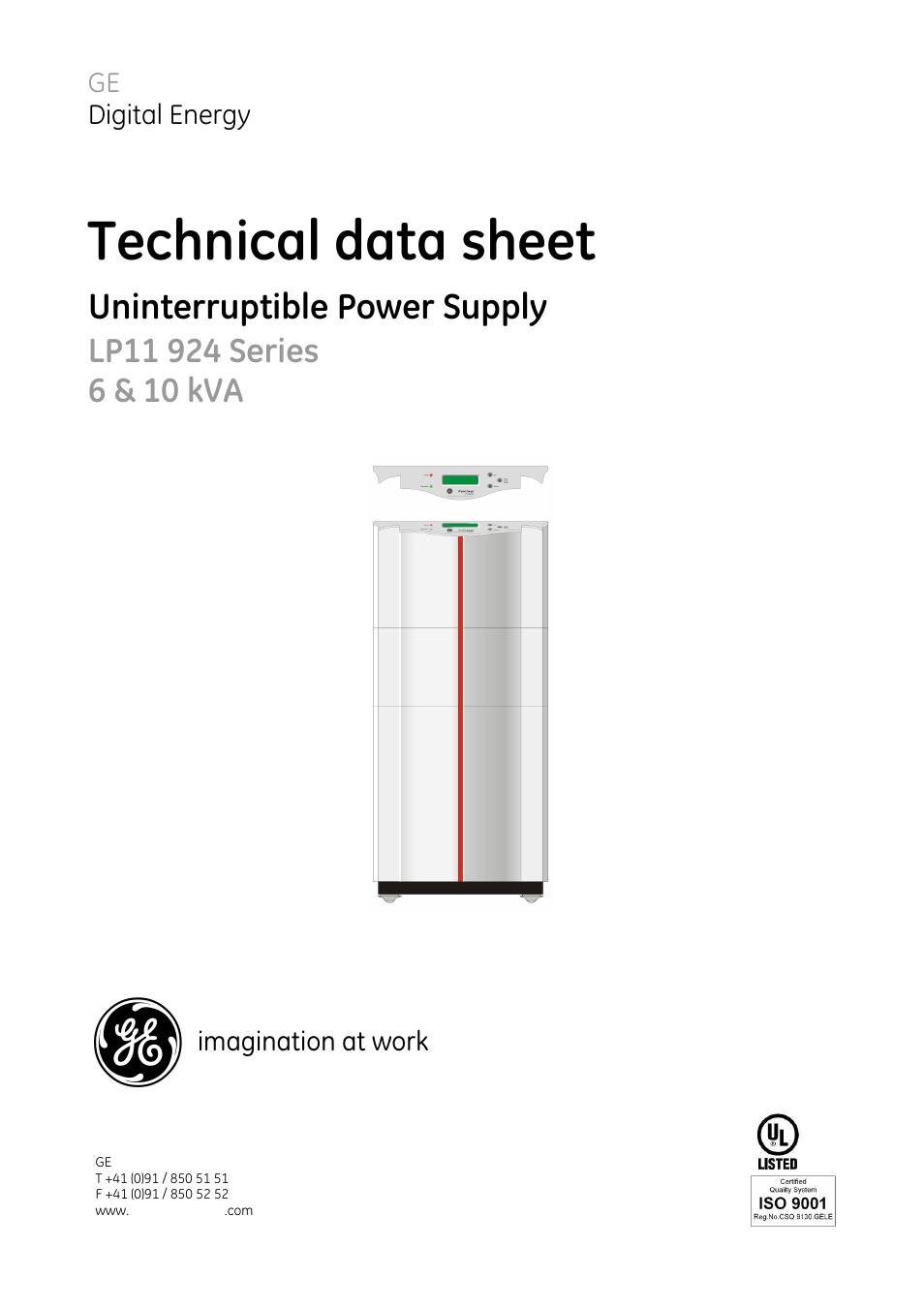 MaxPower Corp GE LP11 UL 924 User Manual | 5 pages
